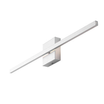 Vara 28" Modern Minimalist Indoor/Outdoor Metal 350-Degree Rotatable Dimmable Integrated LED Wall Sconce - JONATHAN Y